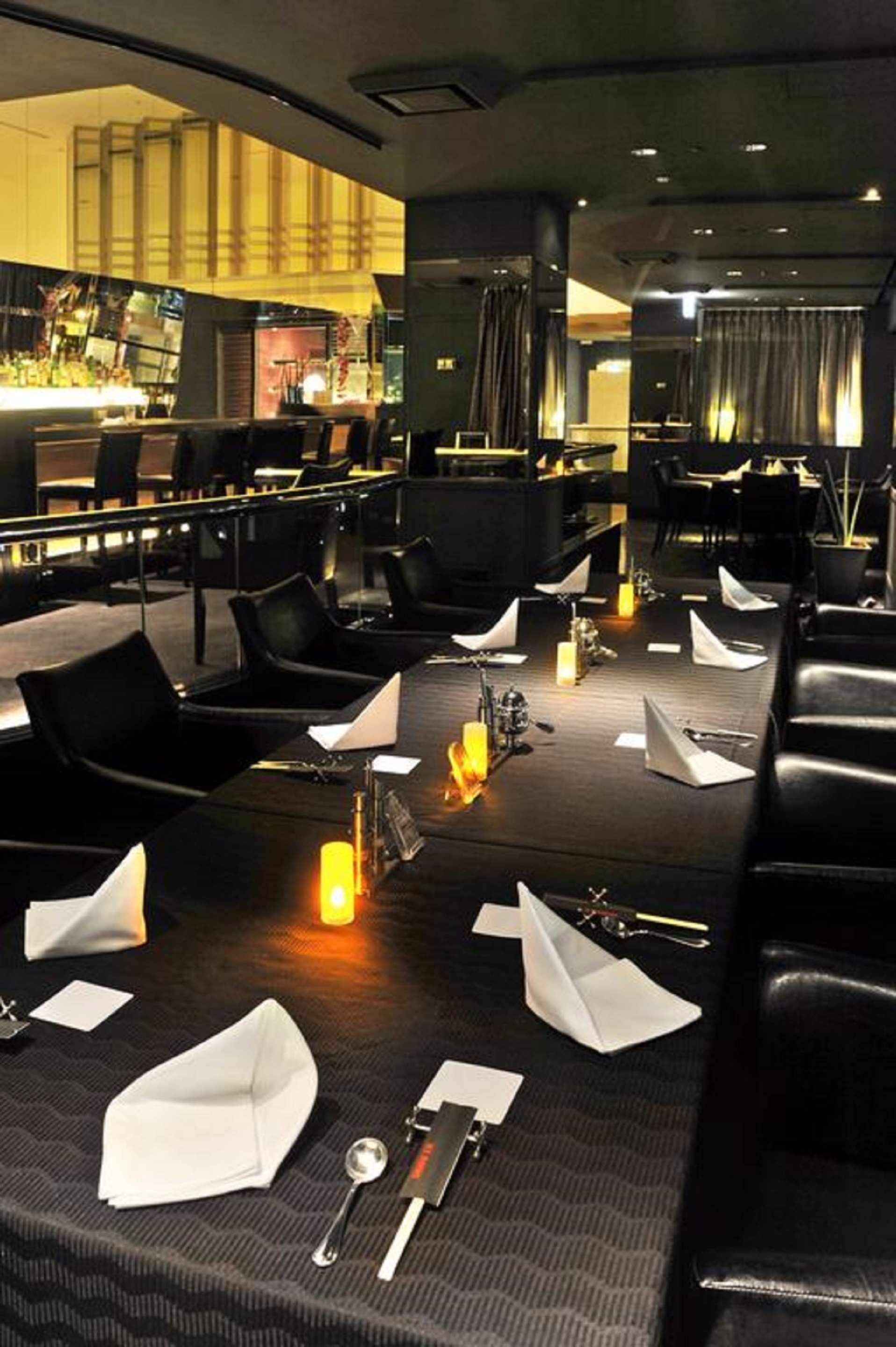 The Global View Nagasaki Hotell Eksteriør bilde Interior of the restaurant