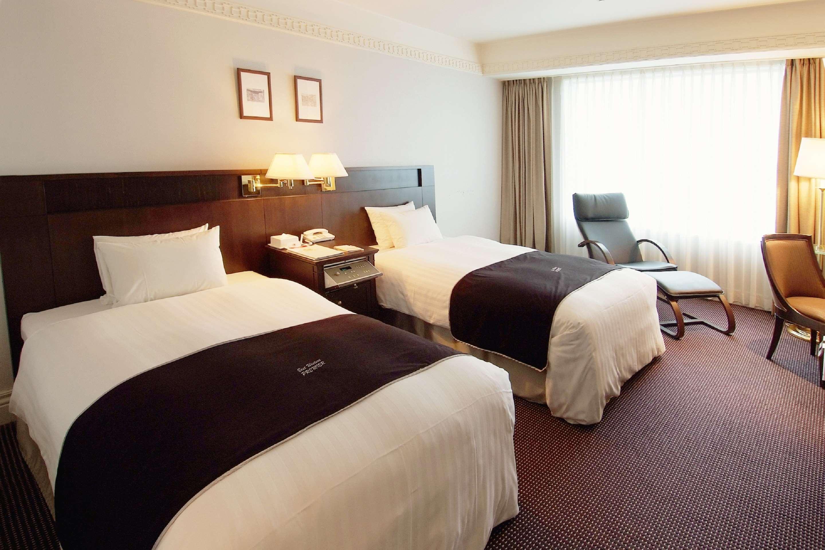 The Global View Nagasaki Hotell Eksteriør bilde A room at the hotel