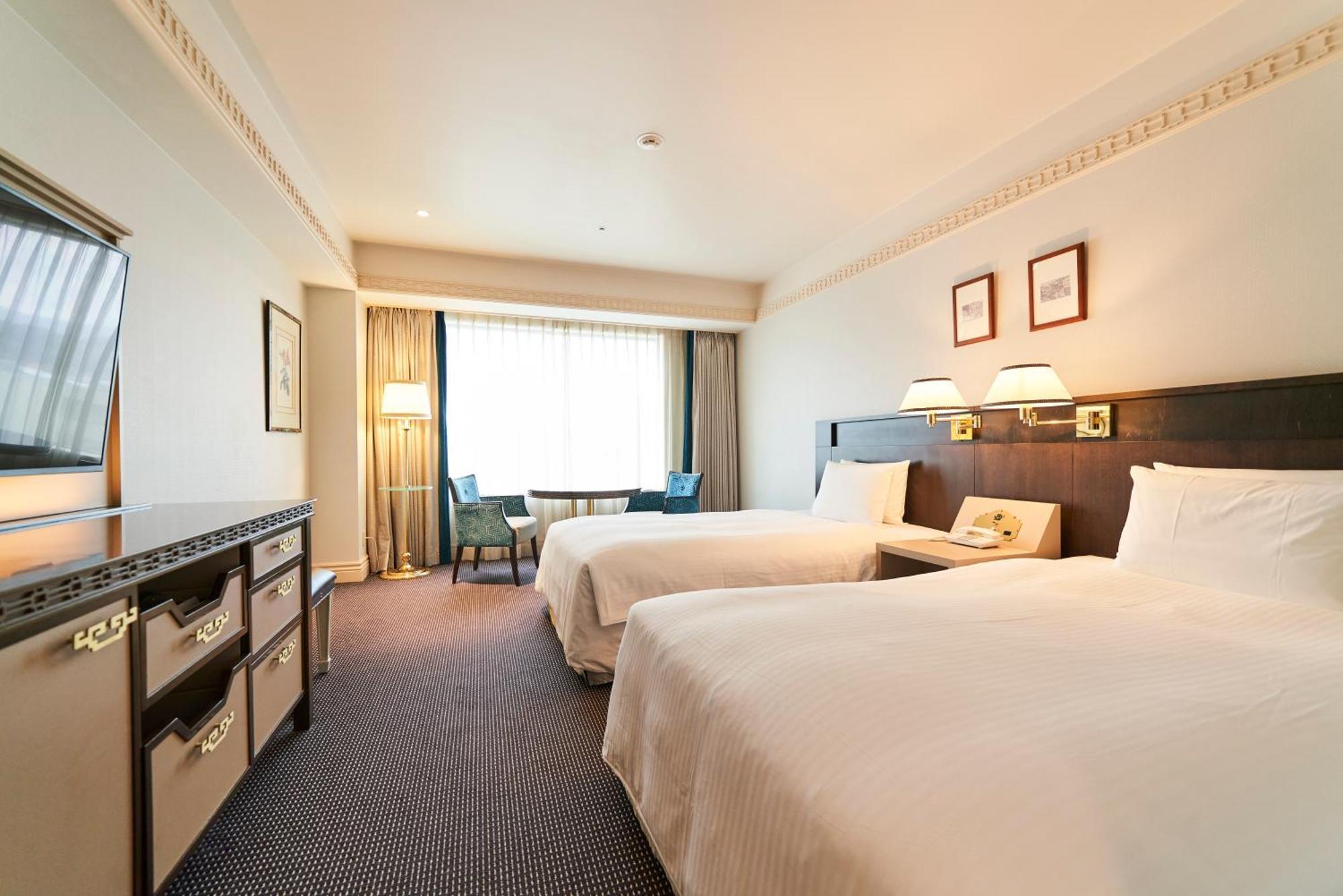 The Global View Nagasaki Hotell Eksteriør bilde Deluxe Twin Room